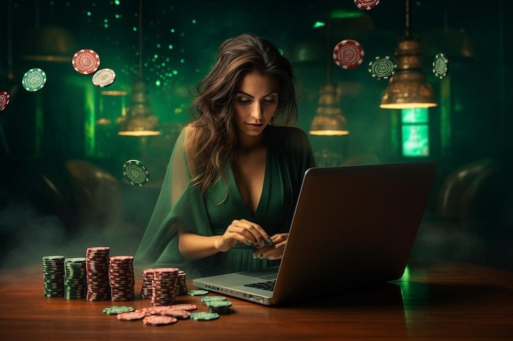 Live baccarat table at dewacinta with professional dealer and real-time card action